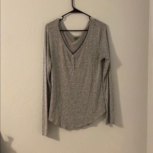Grey long sleeve sweater